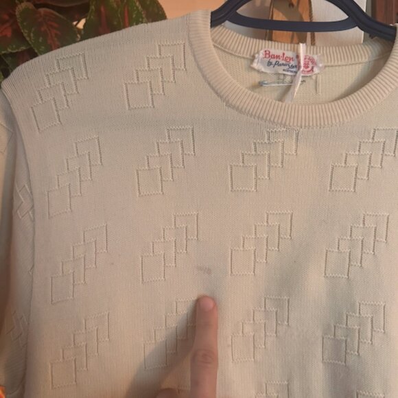 1960s knitted square short sleeved top from Ban Lon by Paris Star! - Picture 13 of 13